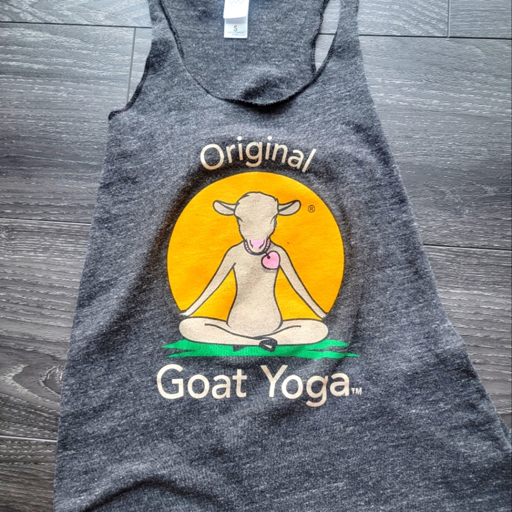 Alternative apparel goat yoga tank